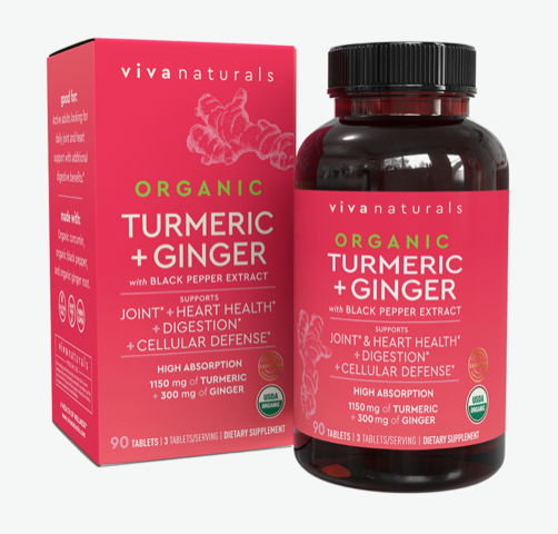 Organic Turmeric Curcumin Ginger